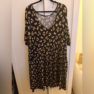 Torrid Floral Black Dress